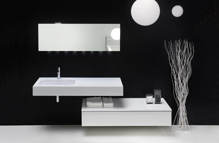 Viva Made Vela mobile bagno con lavabo interno
