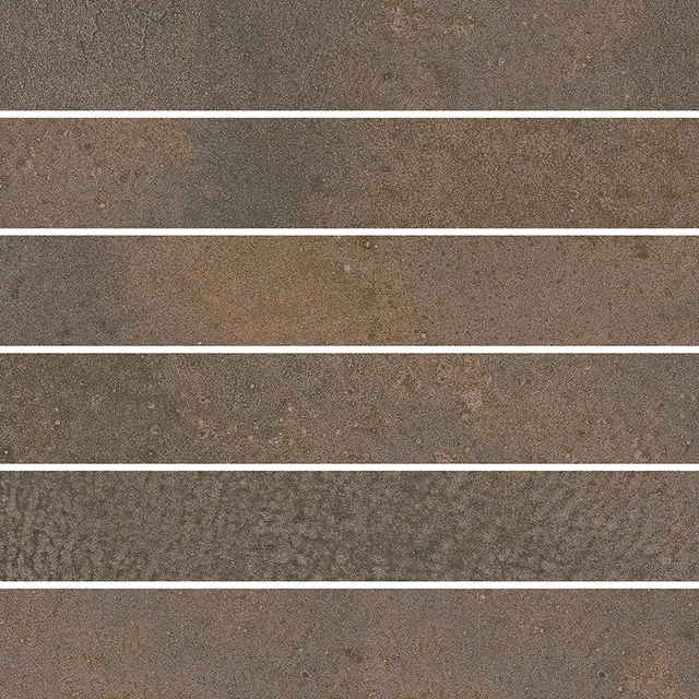 Recer Metalcrete Corten 30x30 Mosaico Effetto Metallo