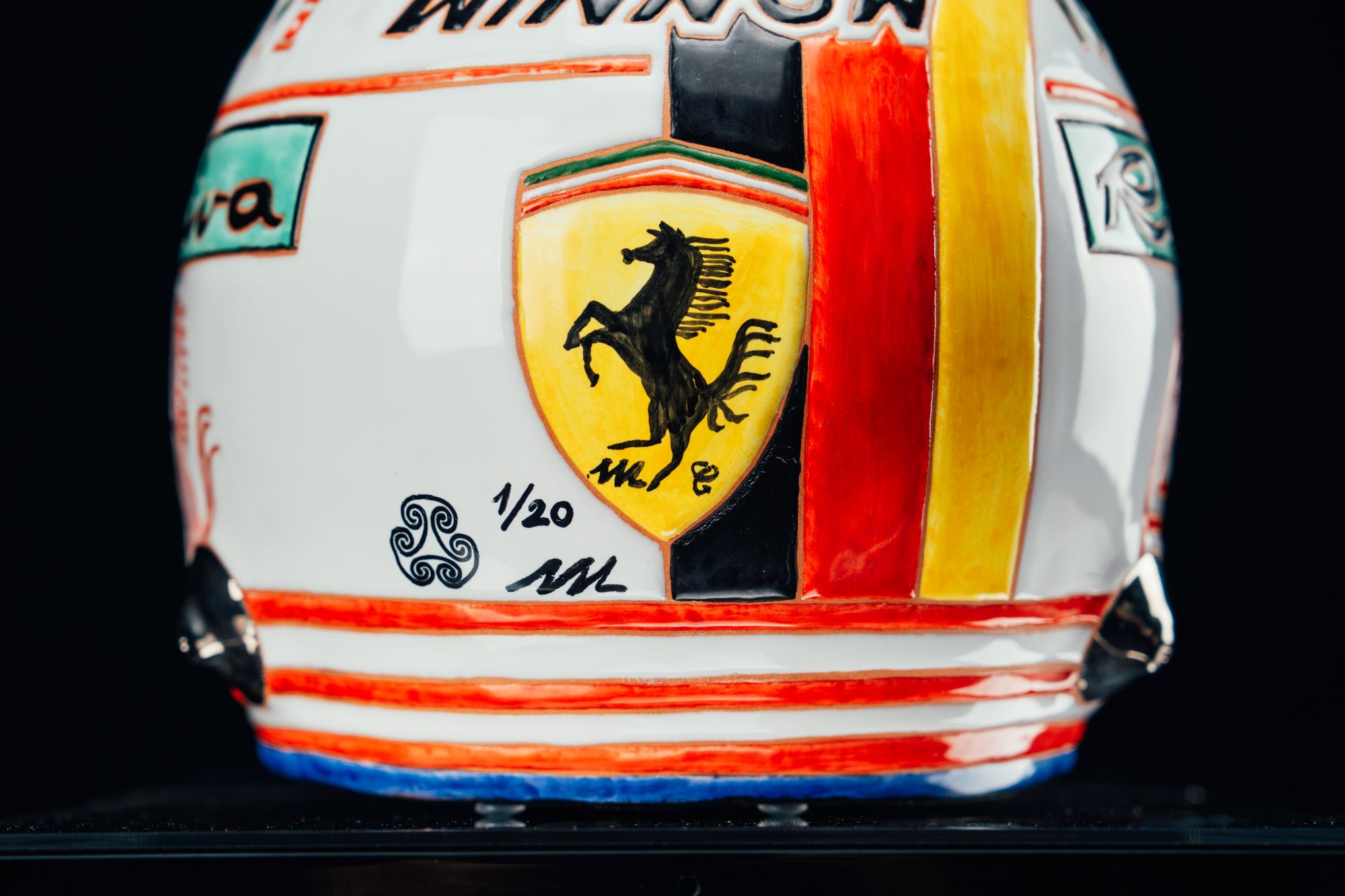 Cerasarda Art Helmets Helm SVT casco ceramica Vettel