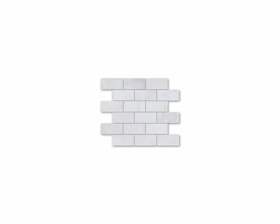 Roca Piezas Malla Mureto Blanco mosaico bianco
