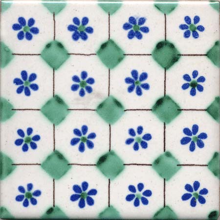 Ceramica Pinto Classico Vietri VP8090 piastrella maiolica decorata a mano
