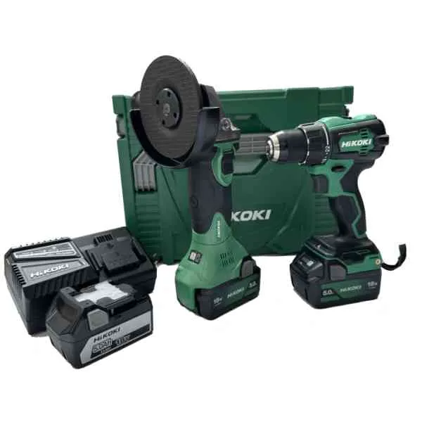 HiKOKI ProfiSet 8 kit trapano DS18DE smerigliatrice 18V