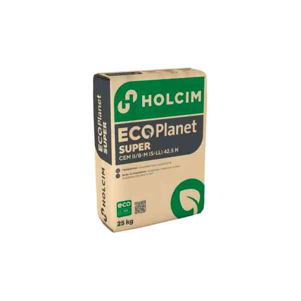 Holcim EcoPlanet Super cemento 42,5N CEM II/B-M posa