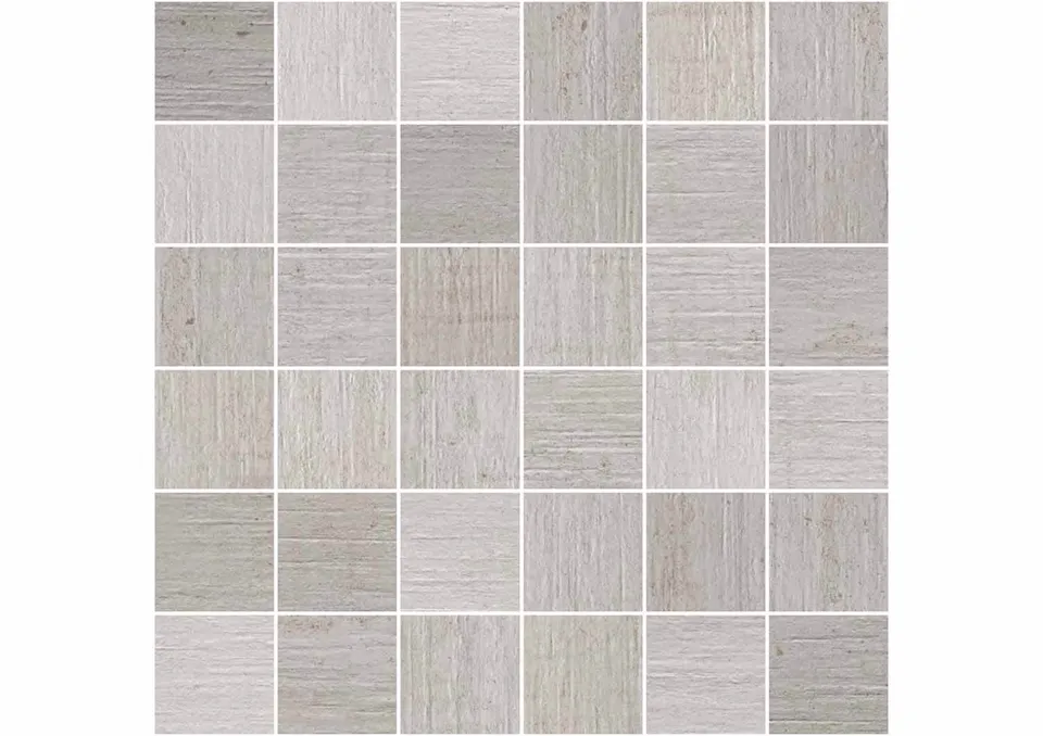 Roca Malla Blanco Mosaico Gres Bianco Parete