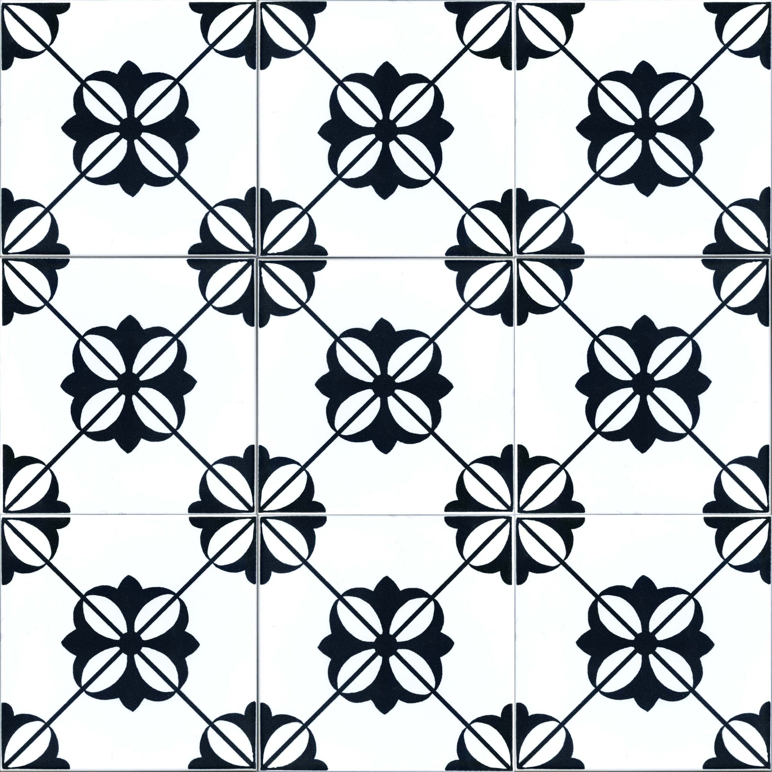 Ceramica Pinto Classico Vietri VP12364 piastrella maiolica stampa a mano