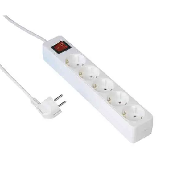 Popar prolunga elettrica 5 prese interruttore 3 m