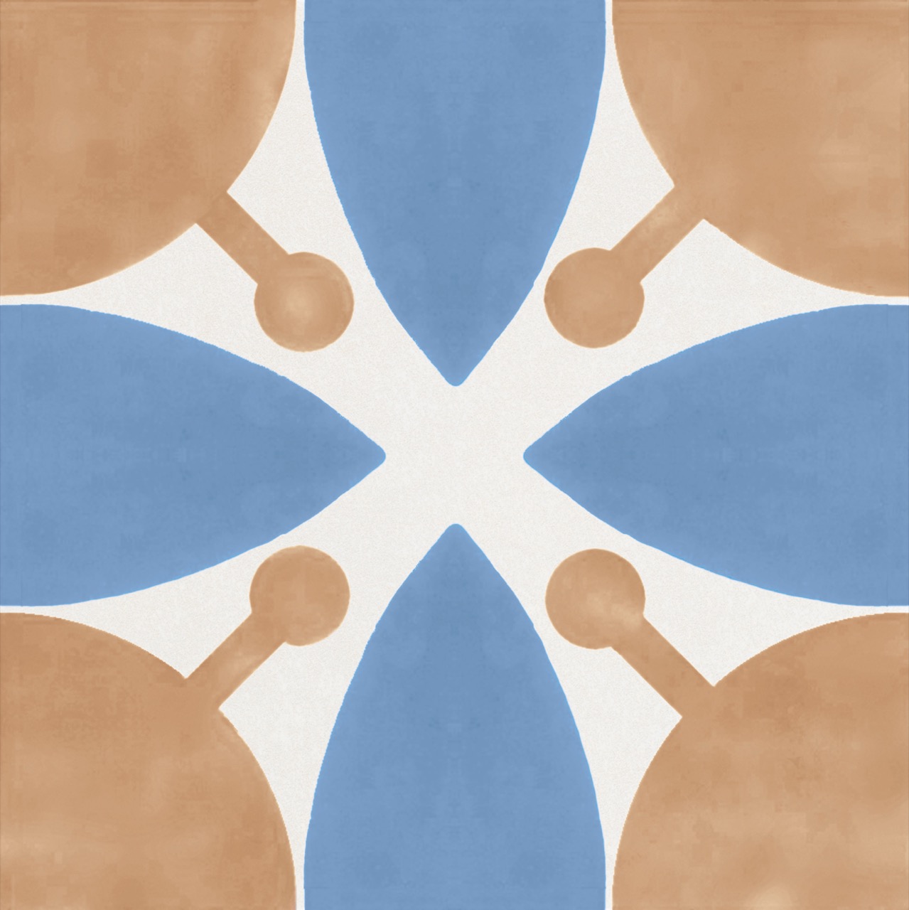 Recer Revival Leaf piastrella 13x13 Natural campione
