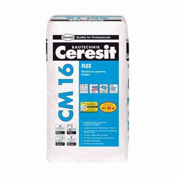 Ceresit CM 16 colla piastrelle 5 kg flessibile C2TE