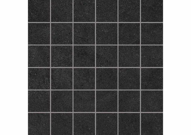 Roca Malla Negro mosaico nero grande formato