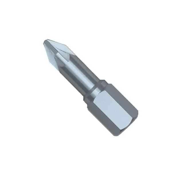 Popar Inserti Bit Pz2 6,35x25 mm 2 Pezzi Avvitatore