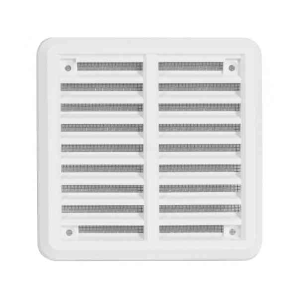 Haco VM 100x100 griglia aerazione bianca con rete