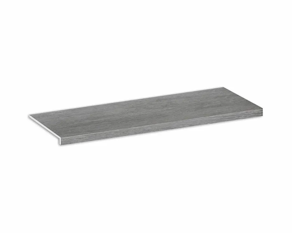 Roca Tiles Piezas Complementarias Peldaño Gris Gradino Grigio