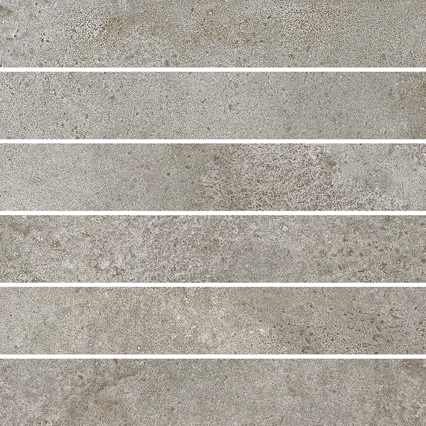 Recer Metalcrete Iron 30x30 mosaico 5x30 grigio metallo