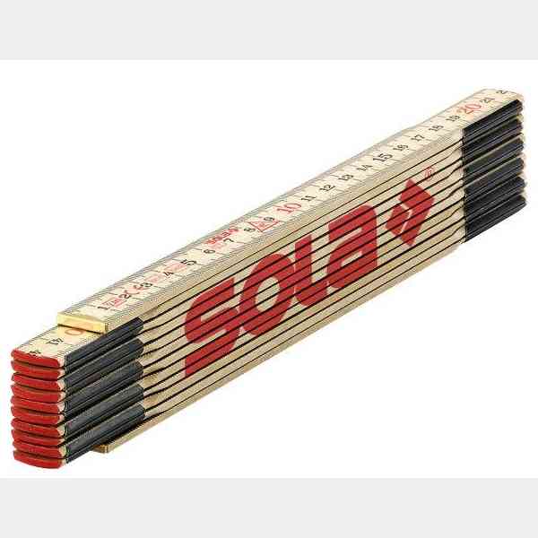 Sola H 2.4/12 metro in legno 2,4 m betulla