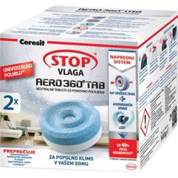Ceresit Stop Aero 360° ricarica 2x450g freschezza cascata