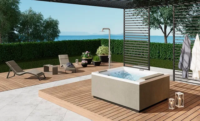 Viva Made Divina Outdoor vasca da esterno freestanding bianca