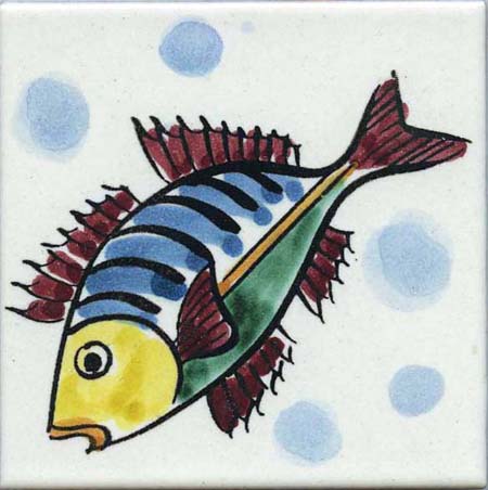 Ceramica Pinto Frutta VP4681 piastrella maiolica pennello