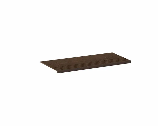 Roca Peldaño Moka gradino gres marrone effetto legno