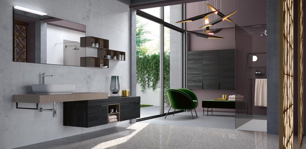 Viva Made Rab Thai maniglia mobile bagno metallo nero
