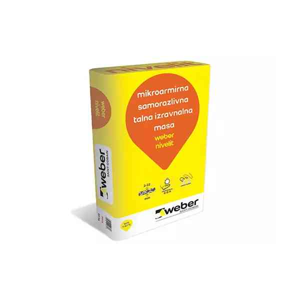 Weber Nivelit autolivellante pavimento 25 kg spessore 2-22 mm