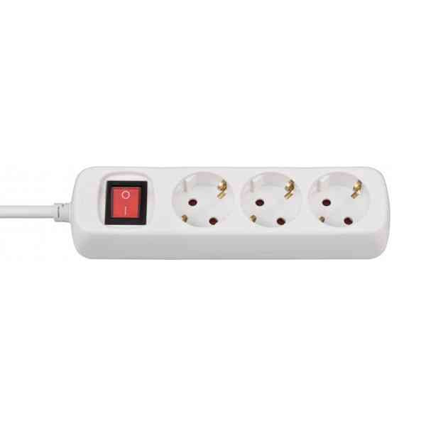 Popar prolunga elettrica 3 prese 1,5 m con interruttore