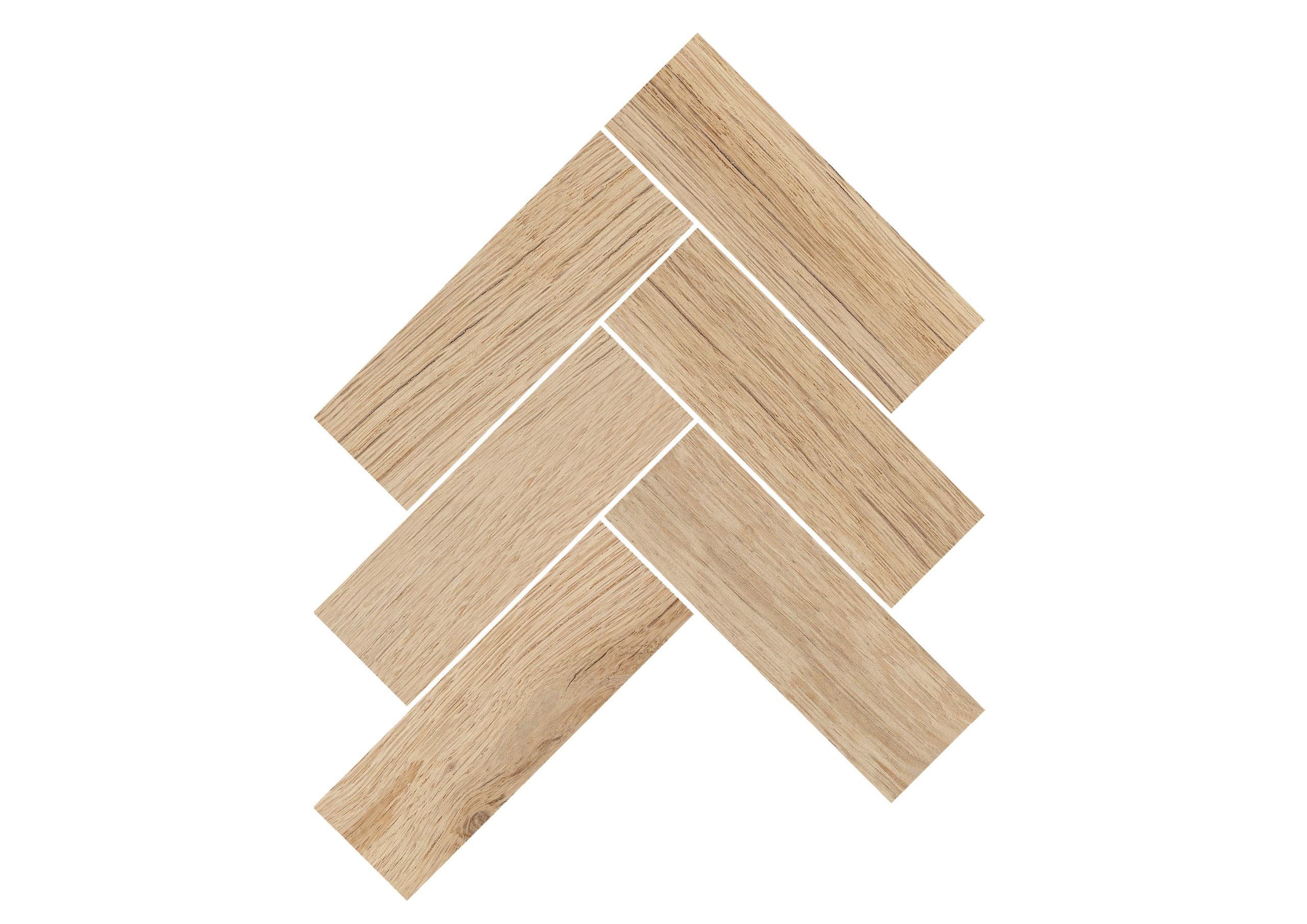 Roca Tiles Morea Malla Espiga Roble mosaico legno