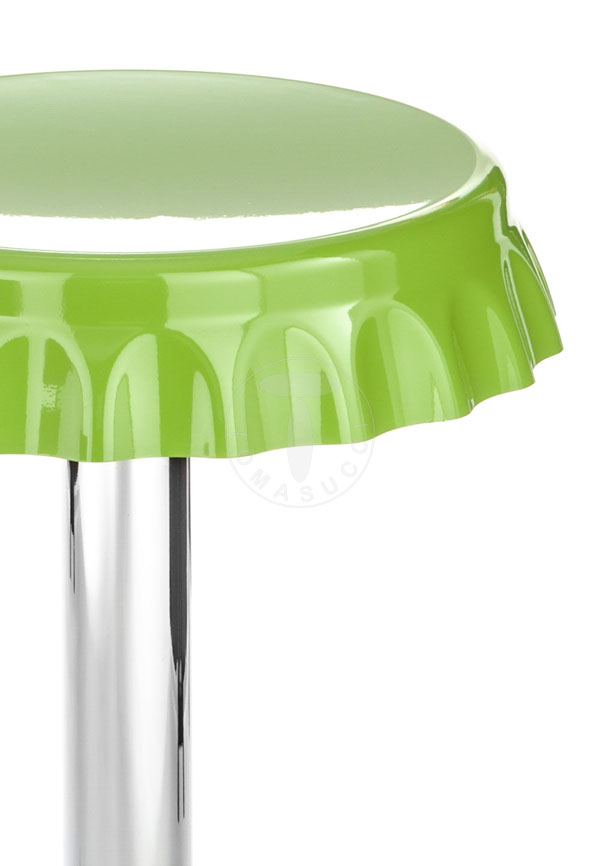 Viva Made Tappo Green sgabello bar verde
