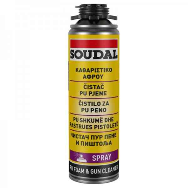 Soudal Gun&Foam Cleaner pulitore schiuma 500 ml pistola