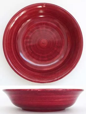 CERAMICA PINTO Pennellato VP12177 piatto fondo rosso