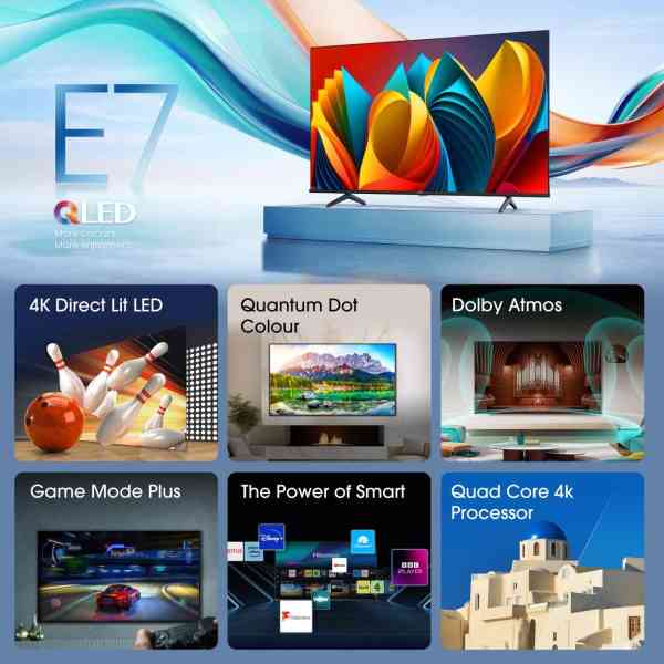 Hisense 58E77NQ TV QLED 58" 4K VIDAA