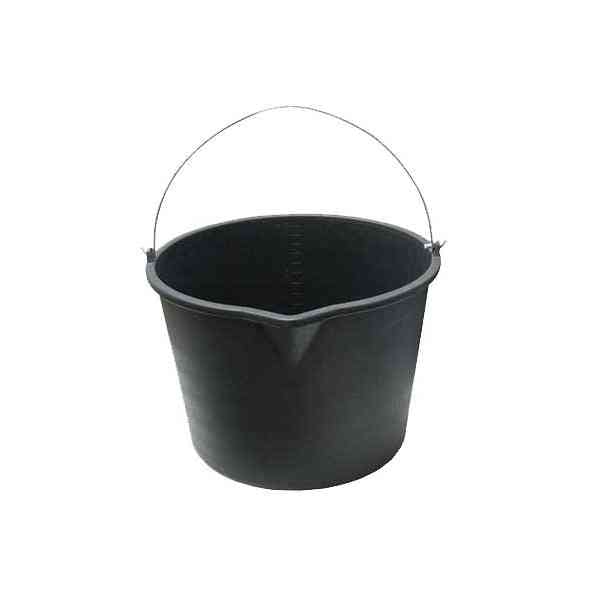 Den Braven Secchio Muratore PVC 5 L Nero con Beccuccio