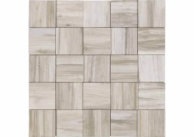 Roca Malla Silver Grey mosaico grigio parete