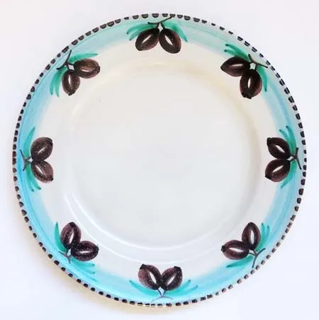 Ceramica Pinto Frutta VP15255 piatto piano decorato a mano