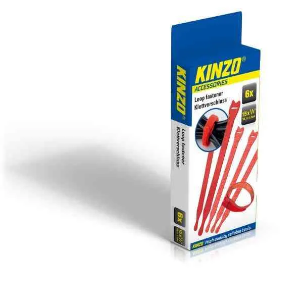 Kinzo fascette stringicavo 38,1x1,27 cm 6 pezzi