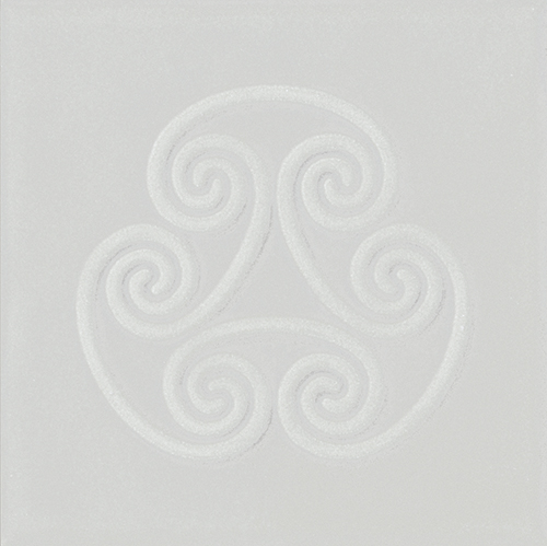 Cerasarda Porto Rotondo Monogram Bianco Puro piastrella