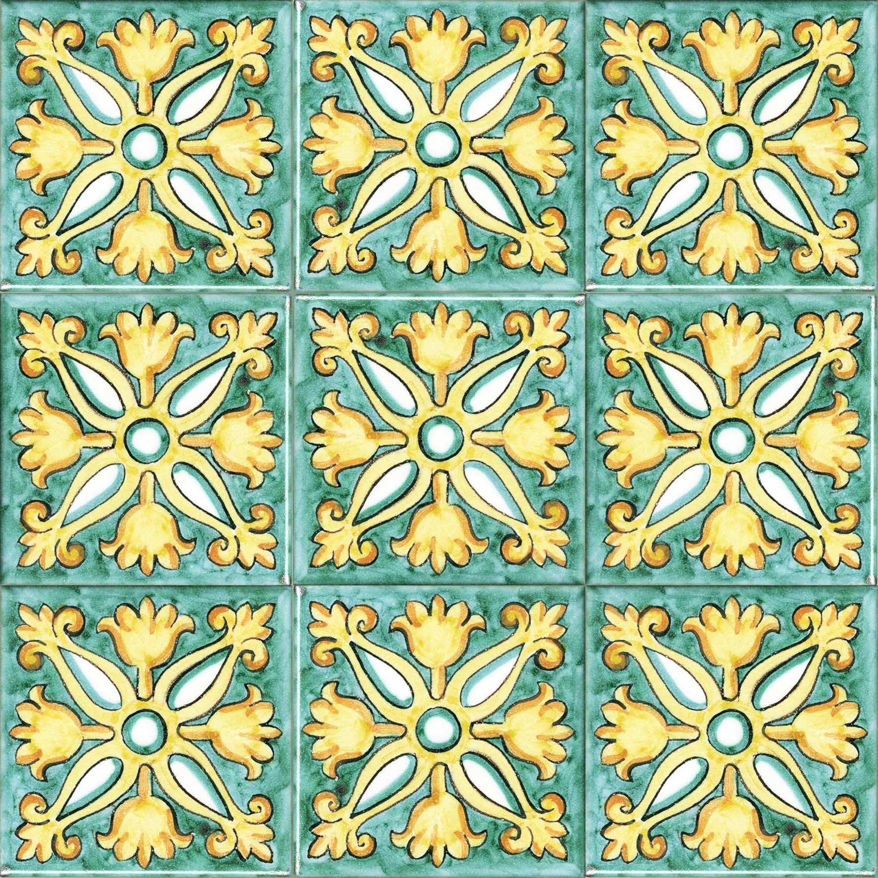 Ceramica Pinto Mare VP17247 piastrella maiolica pennello stampa