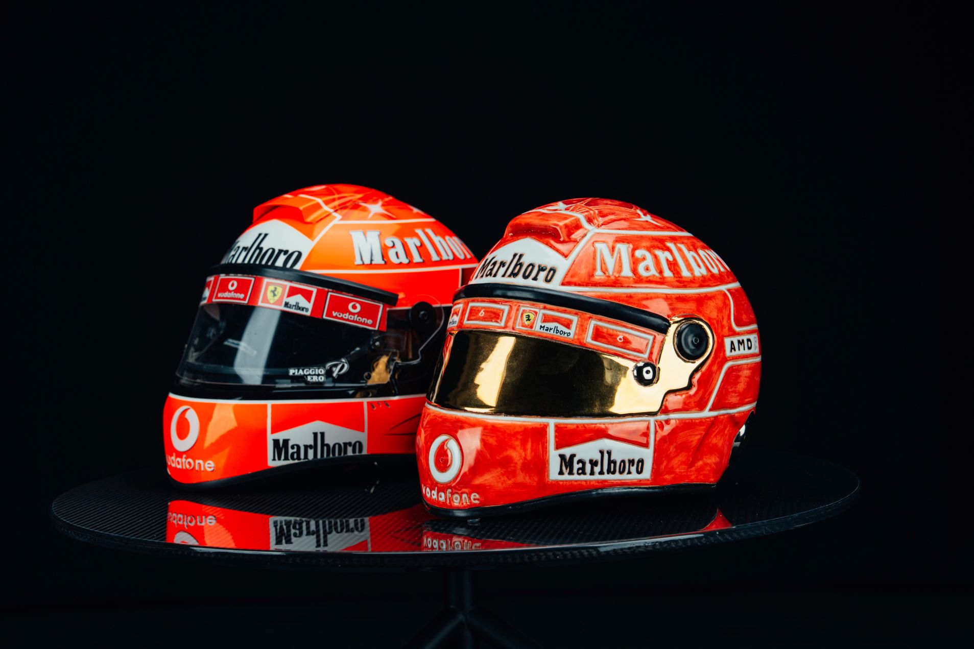 Cerasarda ART HELMETS SCH04 casco ceramica rosso Schumacher