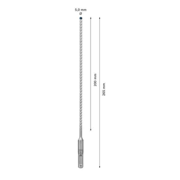 Bosch Expert SDS plus-7X 2608900062 punta trapano 5x200x265 mm
