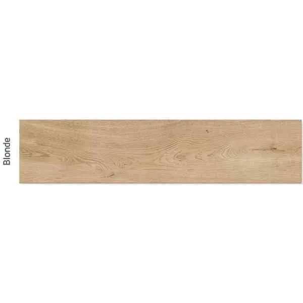 Idea Ceramica Oak Blonde Piastrelle 20x90 Effetto Legno R9