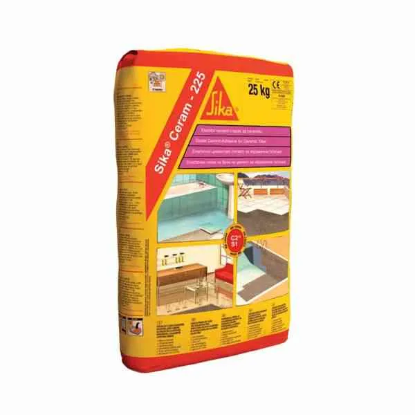 Sika Ceram 225 RS Colla Piastrelle C2TE S1 25 kg Flessibile