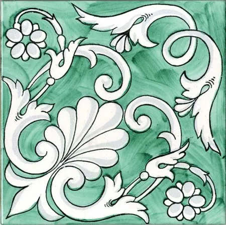 Ceramica Pinto Pennellato VP2624 piastrella maiolica mano
