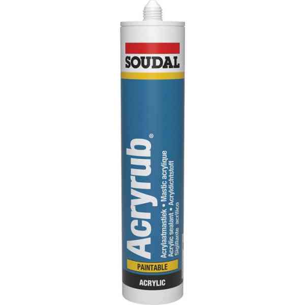 Soudal Acryrub sigillante acrilico bianco 310 ml