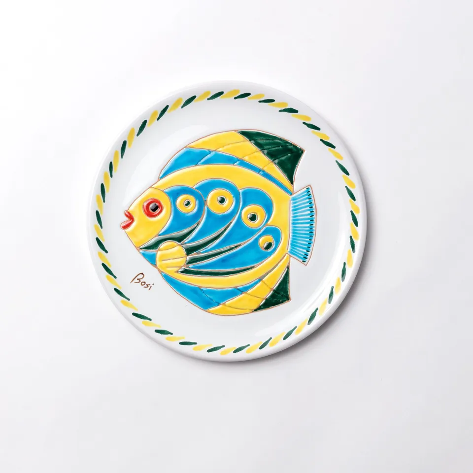 Cerasarda Arte Tavola Pesci 2 piatto segnaposto 30 cm