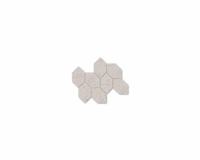 Roca Malla Arena mosaico su rete effetto tessuto