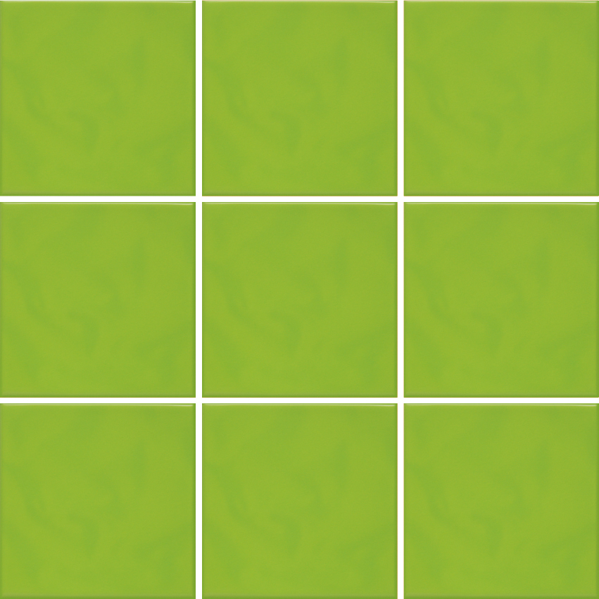 Recer Twist Green Kiwi M10×10 mosaico lucido parete