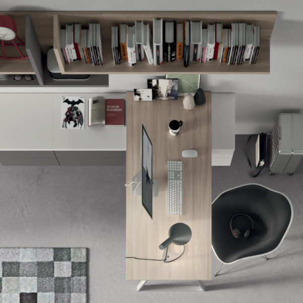 Viva Made Piano Rettangolare lavabo appoggio bianco moderno