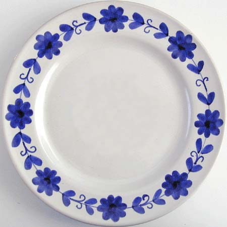 CERAMICA PINTO Pennellato VP346 piatto piano decoro vietrese a mano
