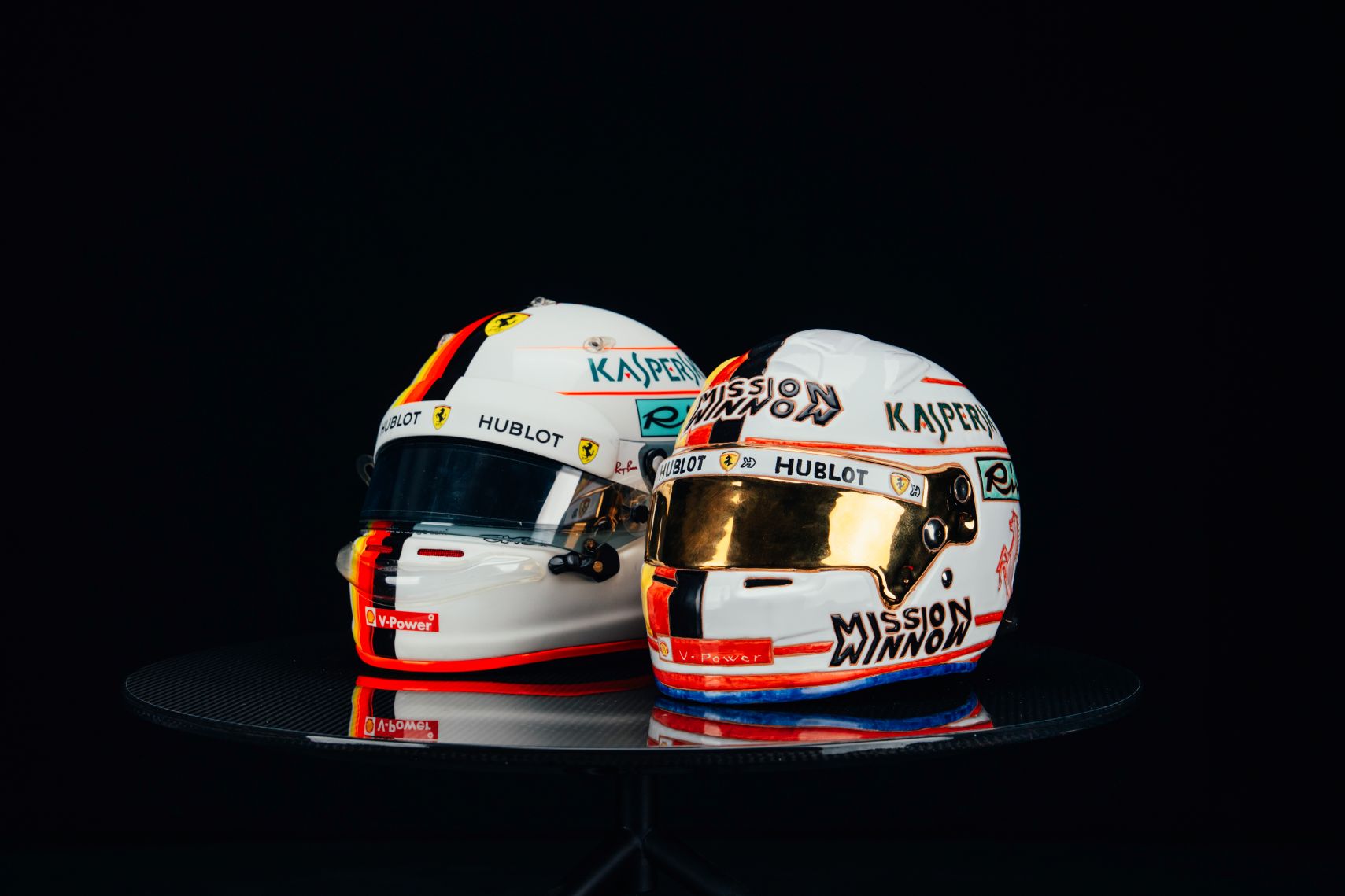 Cerasarda Art Helmets Helm SVT casco ceramica Vettel