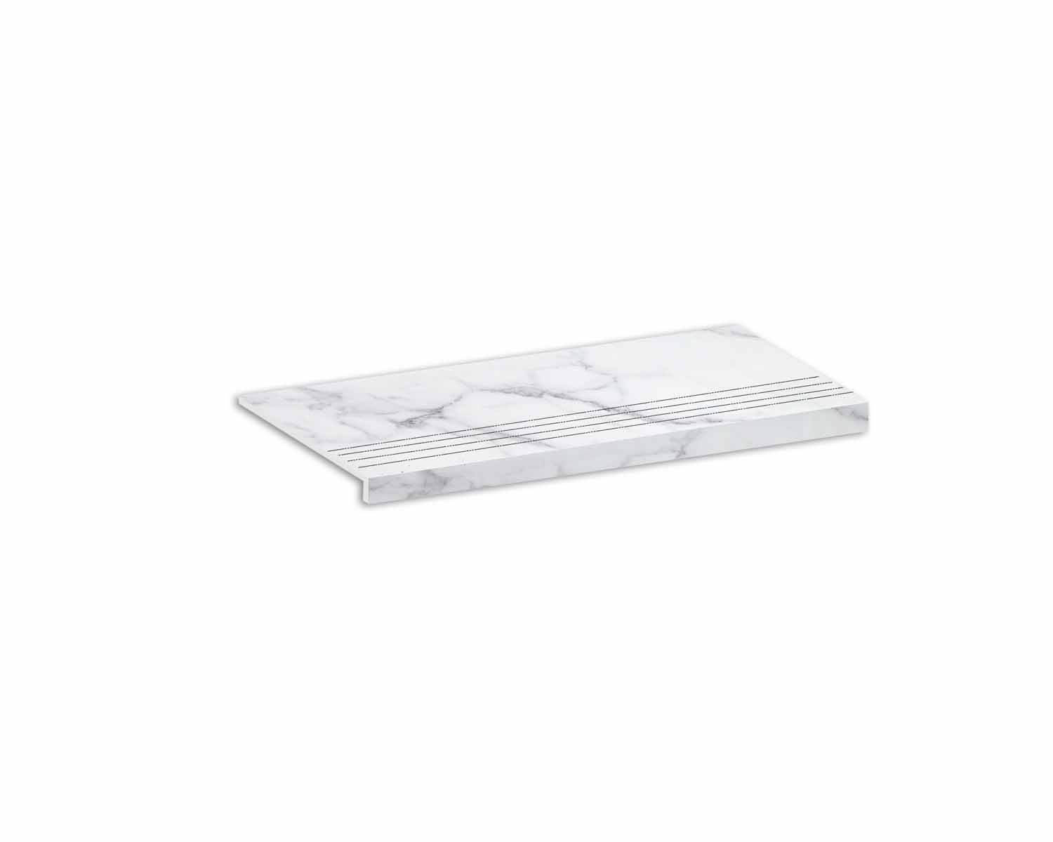Roca Carrara Peldaño gradino marmo bianco lucido scale
