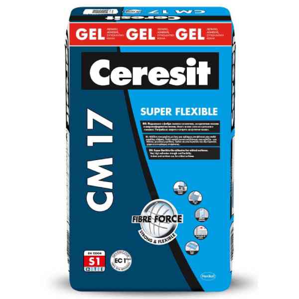 Ceresit CM 17 colla piastrelle 25 kg Gel C2TES1 flessibile